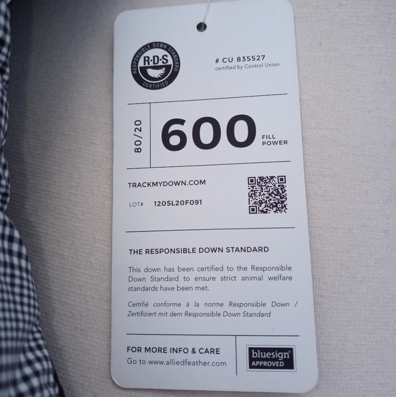 🆕Lands' End | Gingham Down Puffer Vest Women's Size Small 6-8 - Picture 5 of 12